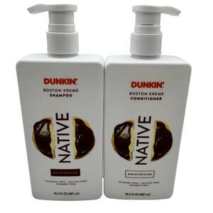 Native Dunkin Boston Creme Moisturizing Shampoo & Conditioner Set 16.5oz